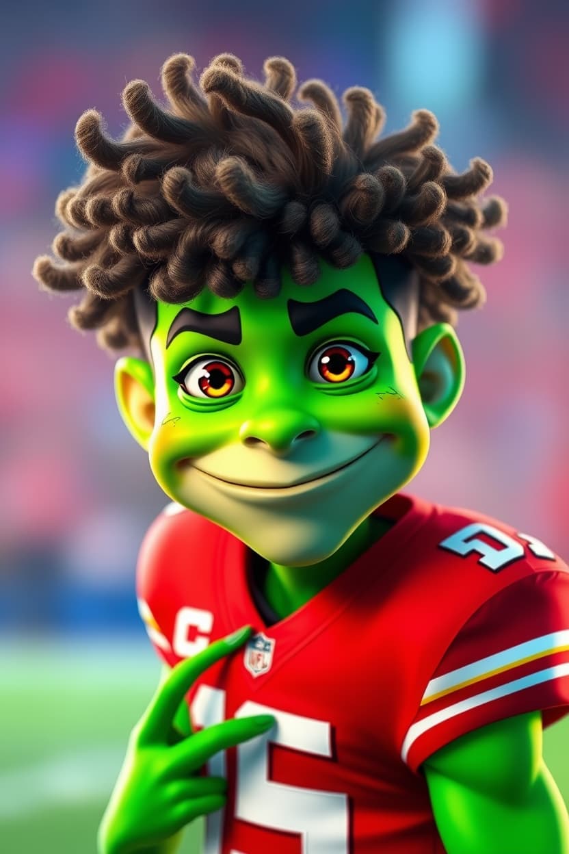 QB Kermie (aka Mahomes the Frog)